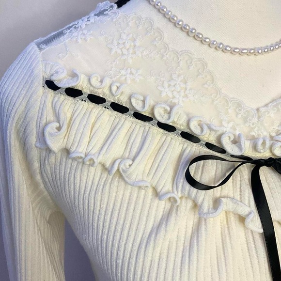 Lolita Gyaru Axes Femme Top - Picture 4 of 5